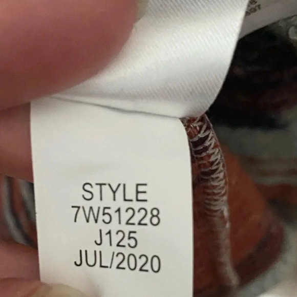 LUCKY brand open cardigan sweater car coat Aztec Southwest style sz XS boho chic - Picture 12 of 16